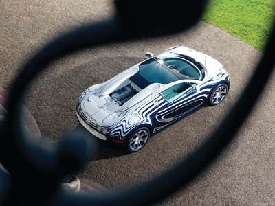Bugatti Veyron Grand Sport LOr Blanc 2011 tote bag