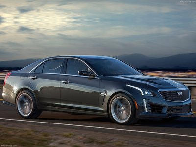 Cadillac CTS V 2016 Poster with Hanger