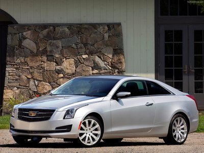Cadillac ATS Coupe 2015 Poster with Hanger
