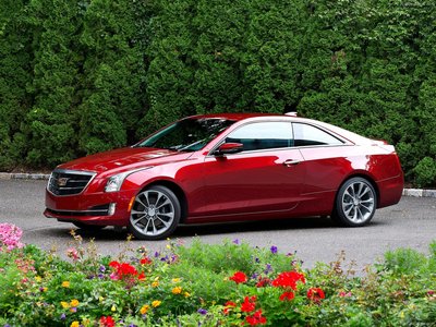 Cadillac ATS Coupe 2015 metal framed poster