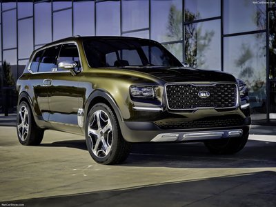 Kia Telluride Concept 2016 Poster with Hanger