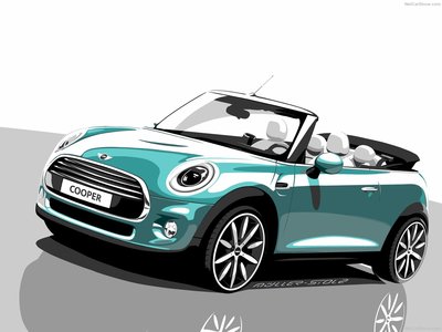 Mini Convertible 2016 Poster with Hanger
