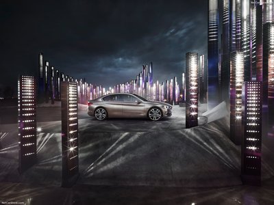 BMW Compact Sedan Concept 2015 wooden framed poster
