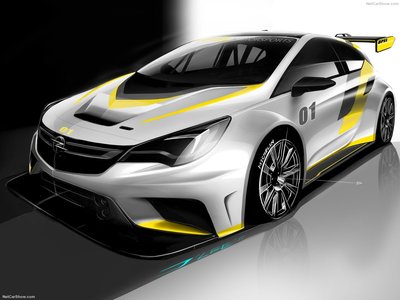 Opel Astra TCR 2016 Mouse Pad 1247119