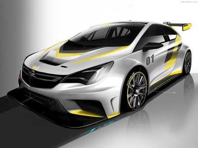 Opel Astra TCR 2016 tote bag