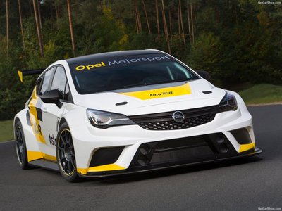 Opel Astra TCR 2016 metal framed poster