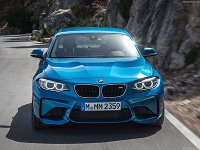 BMW M2 Coupe 2016 wooden framed poster
