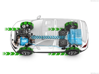 Volkswagen Tiguan GTE Active Concept 2016 wooden framed poster