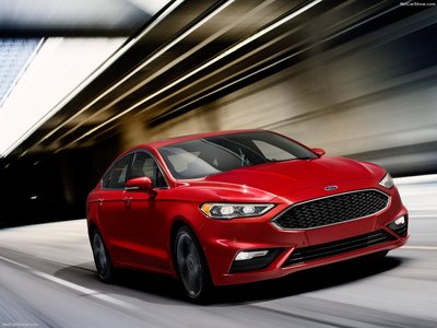 Ford Fusion V6 Sport 2017 Poster with Hanger