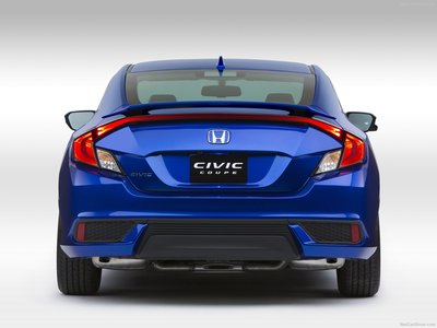 Honda Civic Coupe 2016 Poster with Hanger