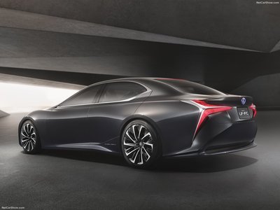 Lexus LF-FC Concept 2015 metal framed poster