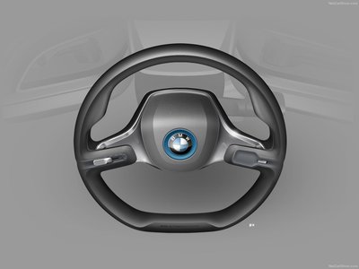 BMW i Vision Future Interaction Concept 2016 metal framed poster