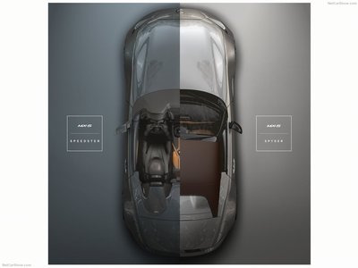 Mazda MX-5 Speedster Concept 2015 wooden framed poster