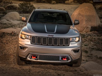 Jeep Grand Cherokee Trailhawk 2017 Poster with Hanger