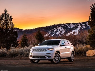 Jeep Grand Cherokee Summit 2017 Poster with Hanger