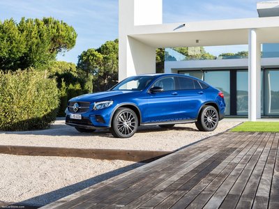 Mercedes-Benz GLC Coupe 2017 Poster with Hanger