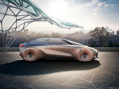 BMW Vision Next 100 Concept 2016 metal framed poster