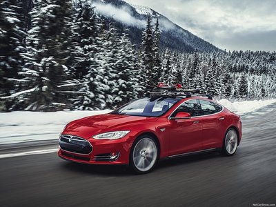 Tesla Model S 2013 poster
