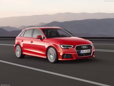 Audi A3 Sportback 2017 Poster with Hanger
