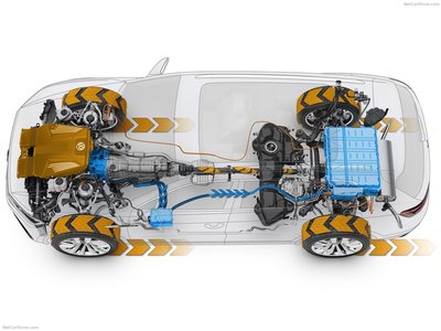 Volkswagen T-Prime GTE Concept 2016 Poster 1254555