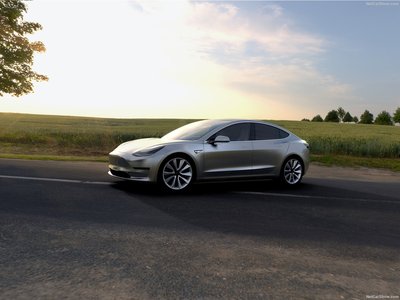 Tesla Model 3 2018 poster