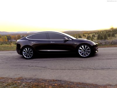 Tesla Model 3 2018 poster