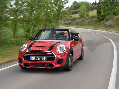 Mini John Cooper Works Convertible 2016 Poster with Hanger