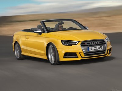 Audi S3 Cabriolet 2017 Poster with Hanger