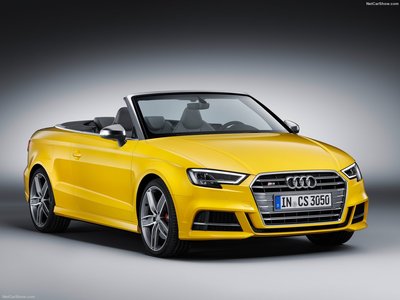 Audi S3 Cabriolet 2017 Poster with Hanger