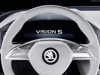 Skoda VisionS Concept 2016 Poster with Hanger
