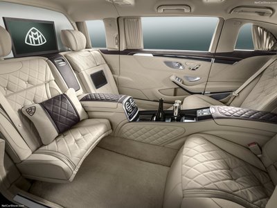 Mercedes-Benz S600 Pullman Maybach 2016 Poster with Hanger