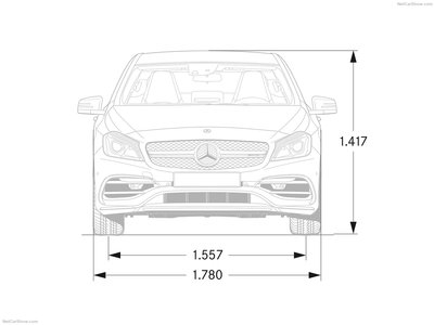 Mercedes-Benz A45 AMG 4Matic 2016 stickers 1258490