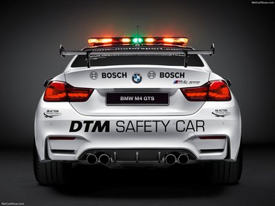 BMW M4 GTS DTM Safety Car 2016 wooden framed poster