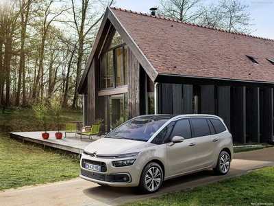 Citroen Grand C4 Picasso 2017 Poster with Hanger