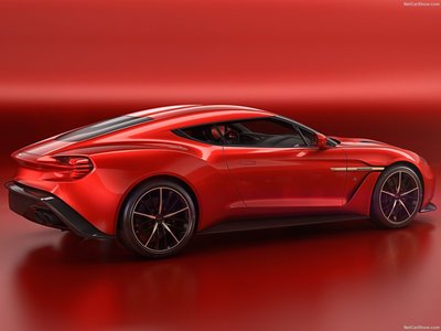 Aston Martin Vanquish Zagato Concept 2016 metal framed poster