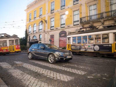 BMW 1-Series Urban Line 2016 wooden framed poster