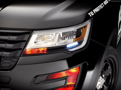 Ford Police Interceptor Utility 2016 Poster with Hanger