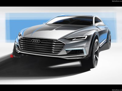 Audi Prologue Allroad Concept 2015 metal framed poster