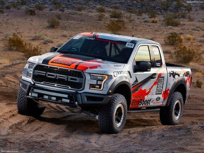 Ford F-150 Raptor Race Truck 2017 canvas poster