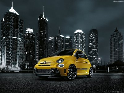 Fiat 595 Abarth 2017 canvas poster