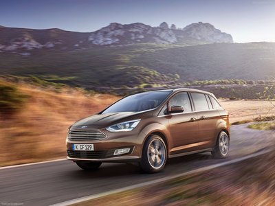 Ford Grand C-MAX 2015 Poster with Hanger