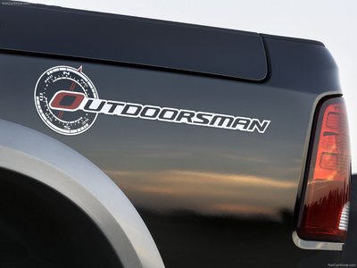 Dodge Ram Outdoorsman 2011 wooden framed poster