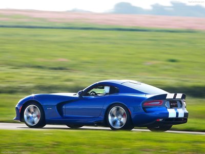 Dodge SRT Viper GTS Launch Edition 2013 Poster with Hanger