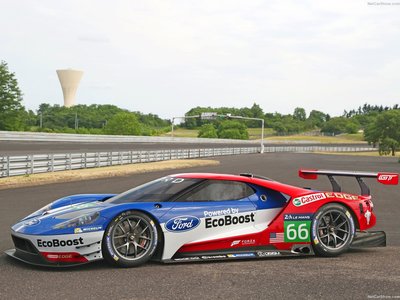 Ford GT Le Mans Racecar 2016 poster
