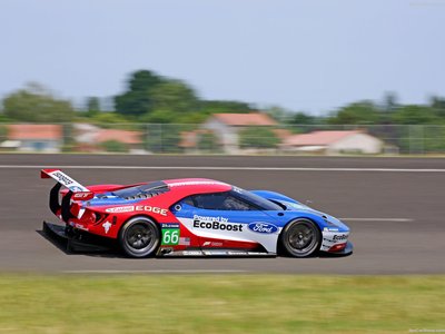 Ford GT Le Mans Racecar 2016 canvas poster