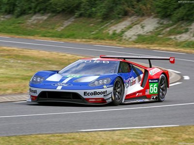 Ford GT Le Mans Racecar 2016 hoodie