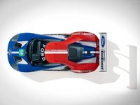 Ford GT Le Mans Racecar 2016 Longsleeve T-shirt #1268159