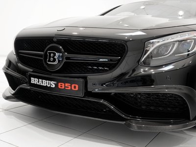 Brabus 850 6.0 Biturbo Coupe 2015 metal framed poster