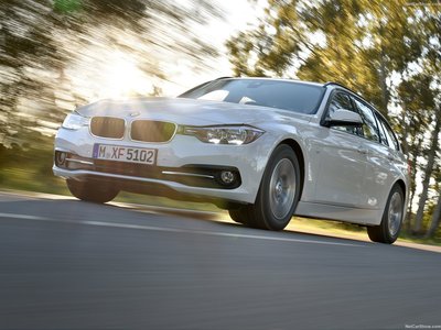 BMW 3-Series Touring 2016 metal framed poster
