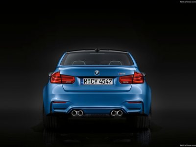 BMW M3 Sedan 2016 Poster with Hanger